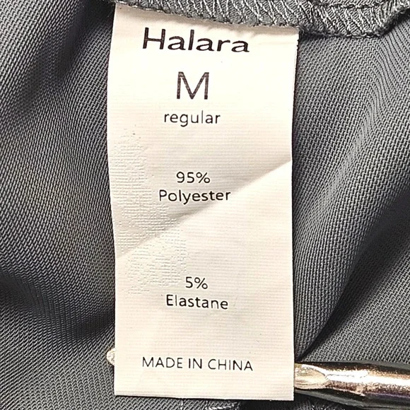 Halara Flex High Waisted Tie Side Wide Leg Work Pants, Medium Regular, Grey - Picture 8 of 13